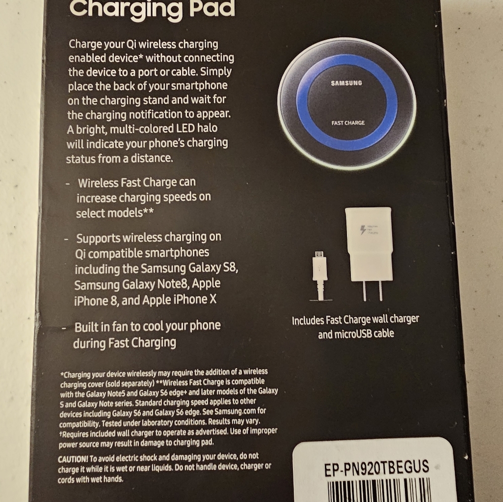 Samsung Wireless Charging Pad-Brand New in Box - Picture 5 of 6